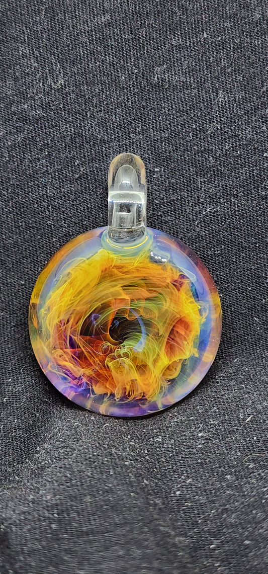 Chaos Pendant · Handmade Glass Jewelry by Stew Davis