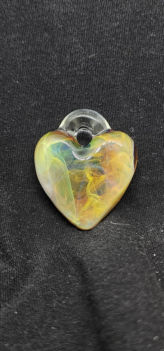 Chaos Heart · Handmade Glass Jewelry by Stew Davis